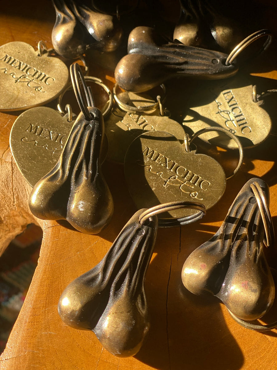 Supreme brass deals balls keychain